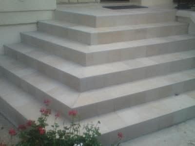 Carrelage sur escalier