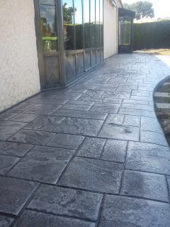 Béton imprimé dallage casablanca