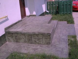 Béton imprimé escalier casablanca