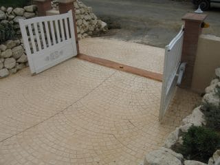 Béton imprimé pavé paris bourgogne