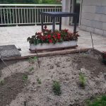 Terrasse fleurie