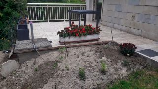 Terrasse fleurie