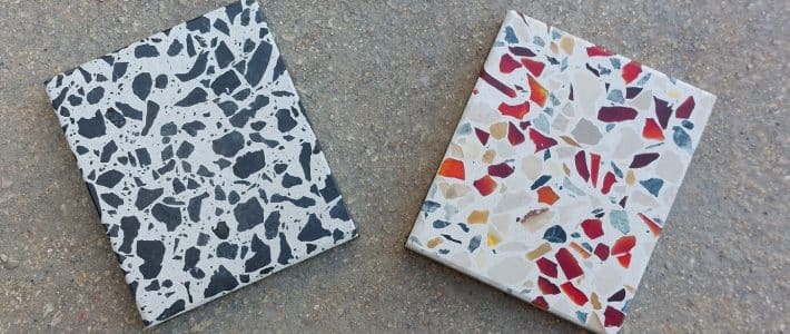 Réalisation de Terrazzo (granito) Échantillons de Terrazzo / Granito à Reims