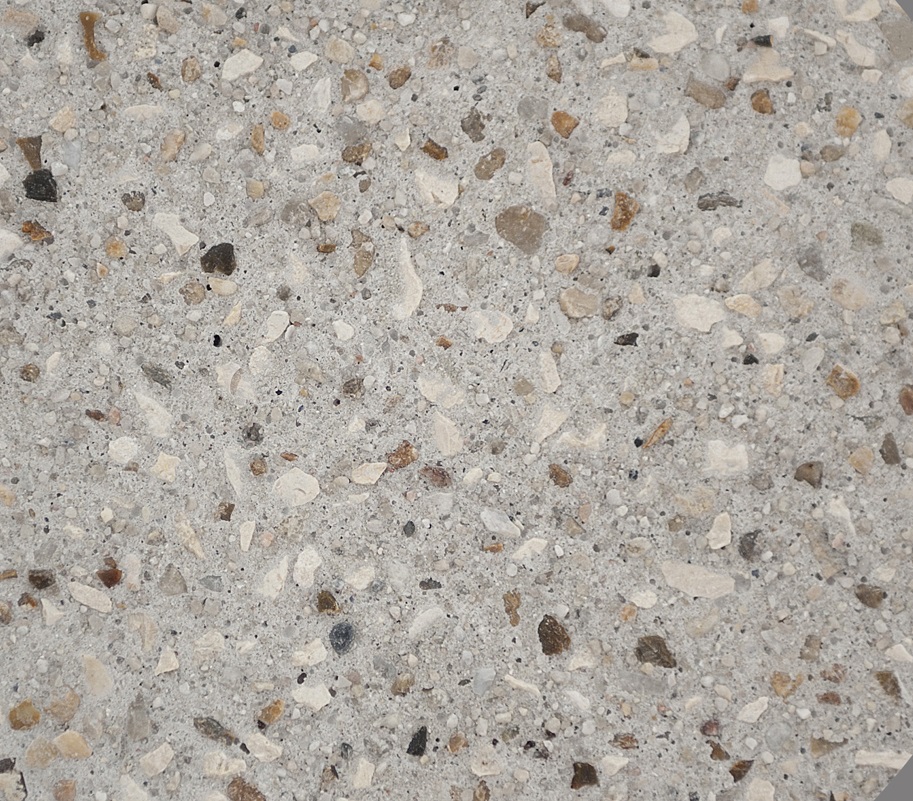 Texture de terrazzo aux granulats gris