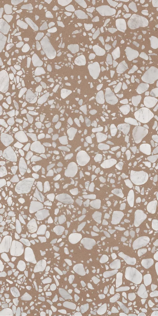 Texture de terrazzo à gros éclats de marbre