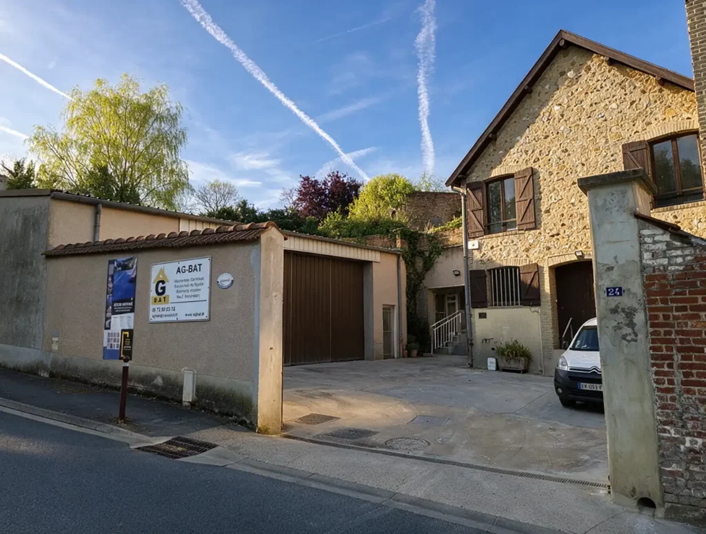 Siège de l’entreprise de maçonnerie AG-BAT à Rilly-la-Montagne